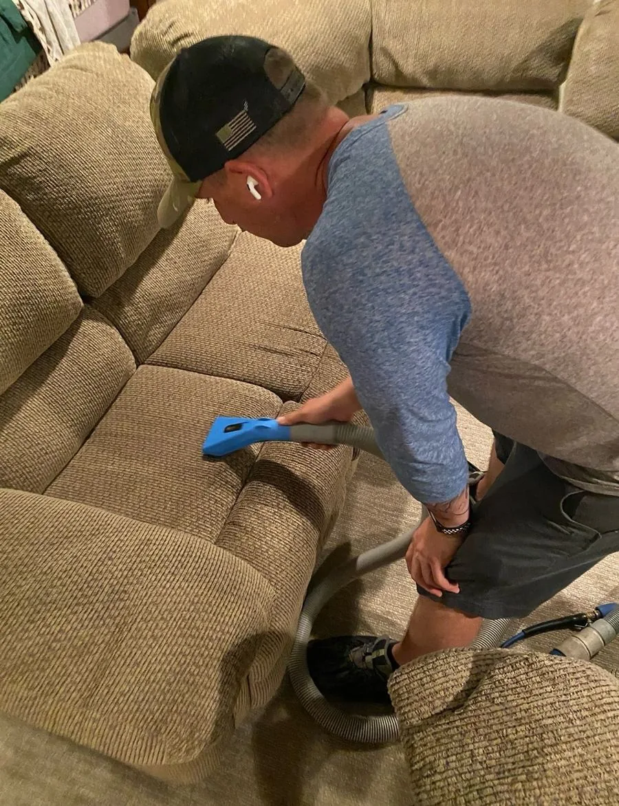 BJ cleaning recliner sofa Spokane