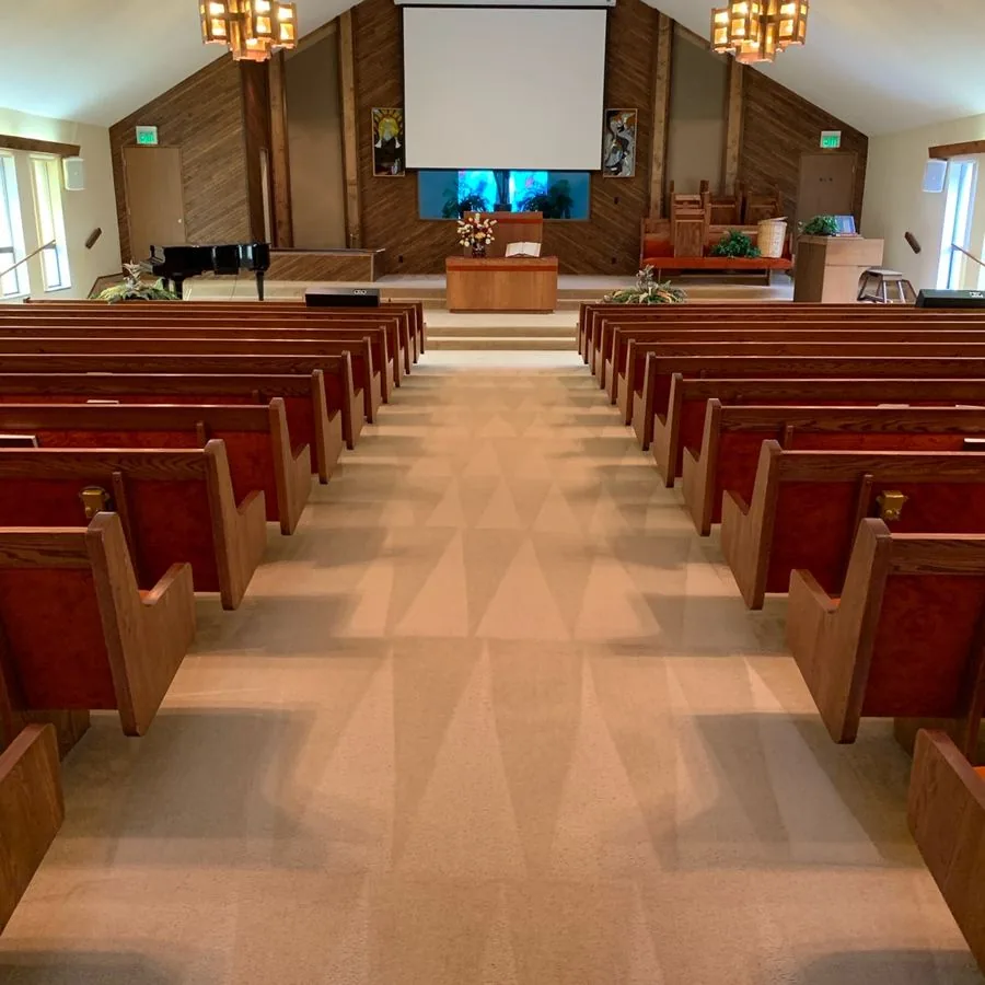 Church sanctuary carpet cleaning Spokane