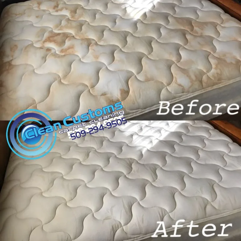 Mattress cleaning before and after Spokane